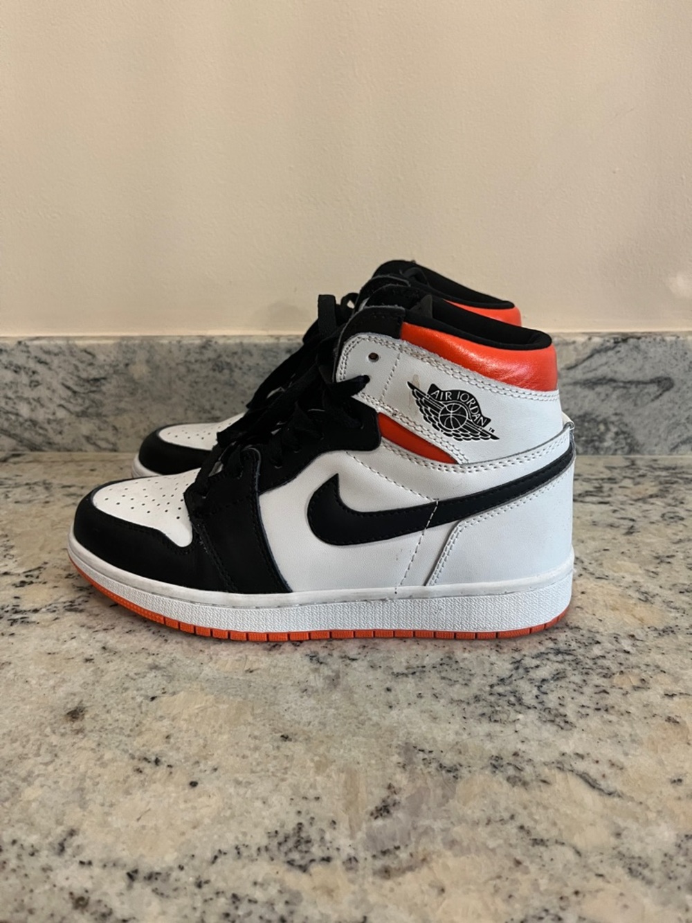OG Retro High White, Black & Orange